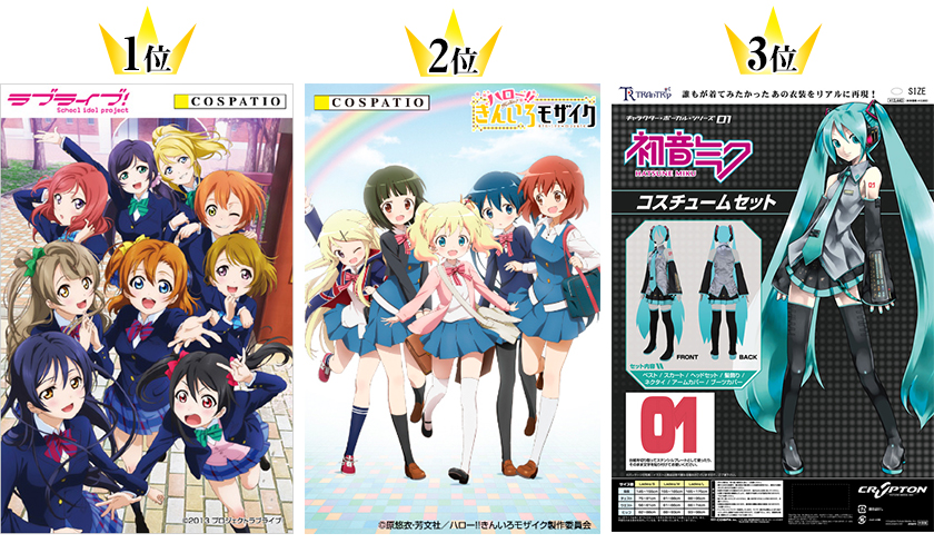 2015年上半期コスプレ人気 TOP10
