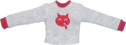 AZONE/Pureneemo Original Costume/POC077 ��25����ɡ����ѡ� Snotty cat A/W ���󥰥��꡼��T�����