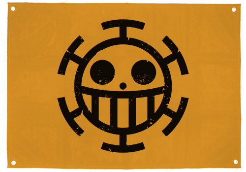 ハートの海賊団海賊旗 ワンピース キャラクターグッズ販売のジーストア Gee Store