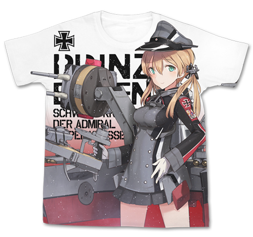 プリンツ オイゲン フルグラフィックtシャツ 艦隊これくしょん 艦これ キャラクターグッズ販売のジーストア Gee Store