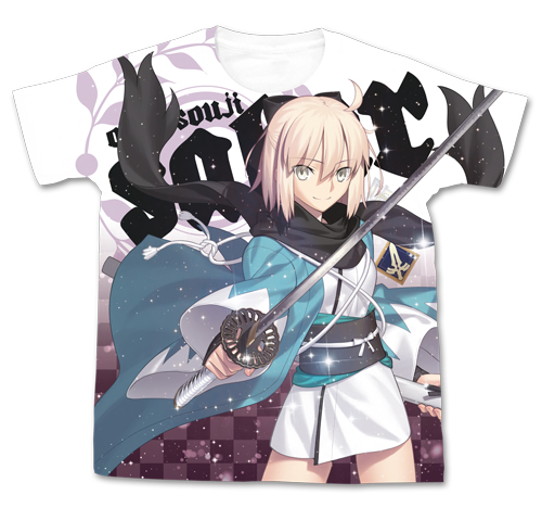 Fate Grand Order セイバー 沖田総司フルグラフィックtシャツ Fate Grand Order 二次元キャラクターグッズ製作販売の二次元コスパ Nijigencospa Cospa Inc