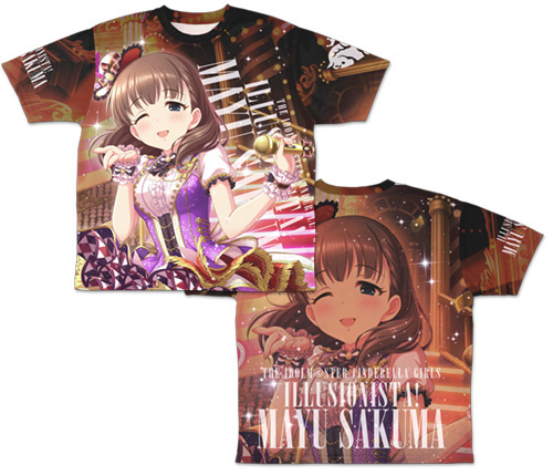 アイドルマスター シンデレラガールズ イリュージョニスタ 佐久間まゆ 両面フルグラフィックtシャツ