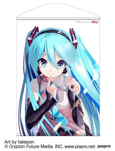 初音ミク B2タペストリー Takeponver 初音ミク キャラクターグッズ アパレル製作販売のコスパ Cospa Cospa Inc