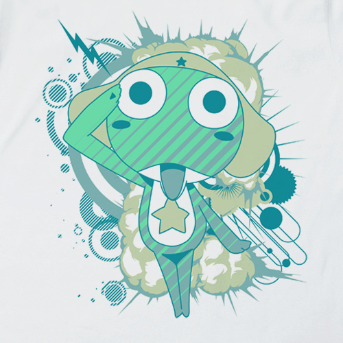 ケロロコラージュｔシャツ 子供用 ケロロ軍曹 キャラクターグッズ アパレル製作販売のコスパ Cospa Cospa Inc