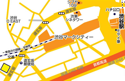コスパティオ渋谷本店アクセスマップ