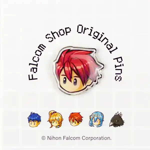 ファルコムピンバッジ（アドル）