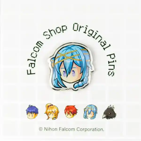ファルコムピンバッジ（リラ）