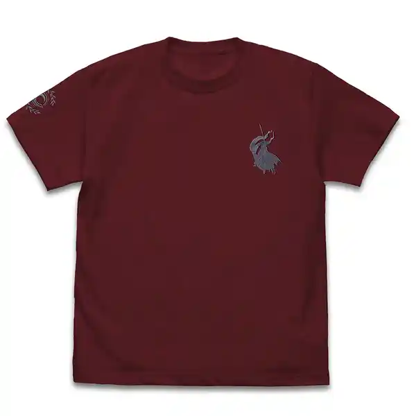 アヴェンジャー/ジャンヌ・ダルク〔オルタ〕ワンポイント刺繍Tシャツ／BURGUNDY