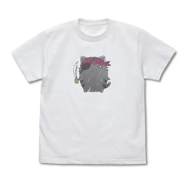 TVアニメ『Summer Pockets』ひげ猫団 Tシャツ／WHITE