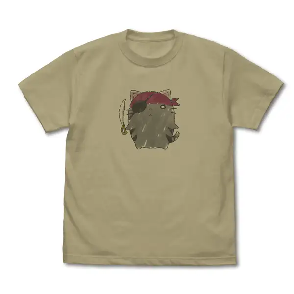 TVアニメ『Summer Pockets』ひげ猫団 Tシャツ／SAND KHAKI