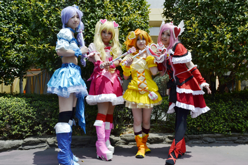 フレッシュプリキュア！｜キュアベリー／キュアピーチ／キュアパイン／キュアパッション｜杏里／沢木ナナル／秋雨叶人／ミコト