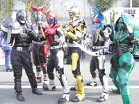 仮面ライダーカブト｜ゼクトルーパー/仮面ライダーカブトハイパーフォーム/仮面ライダーカブト/仮面ライダーザビー/仮面ライダーガタック/ワーム｜かっすん/ナル/ギャバソ/ナオキマン/カズマン/ワーム