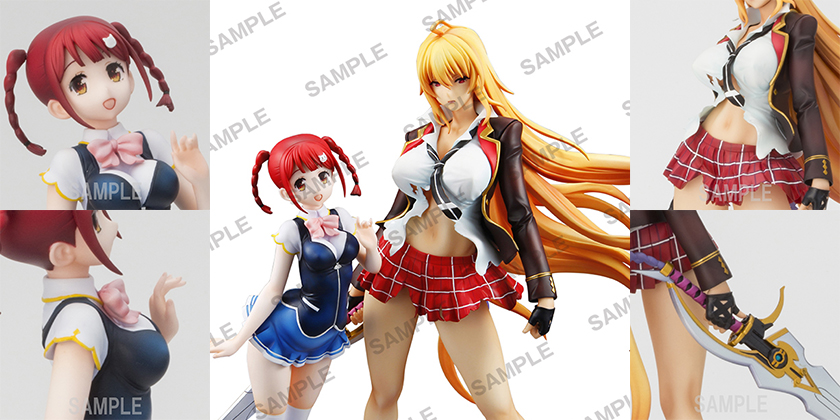 [予約開始]『VALKYRIE DRIVE -MERMAID-』「処女まもり」「敷島魅零」の1/7スケールフィギュアが登場！肌感や細部に至るまで精巧に再現！