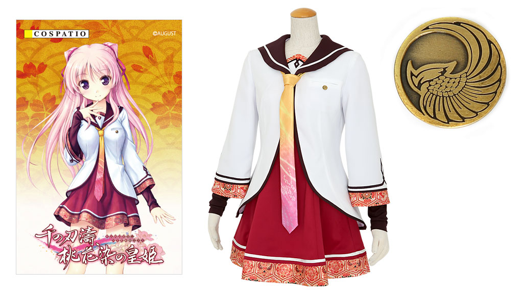 [予約開始]『千の刃濤、桃花染の皇姫』ヒロインたちが通う“天京帝立学院”の女子制服、ピンズが登場！