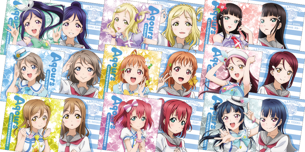 予約開始]『ラブライブ！サンシャイン!!』Aqoursメンバー9人の