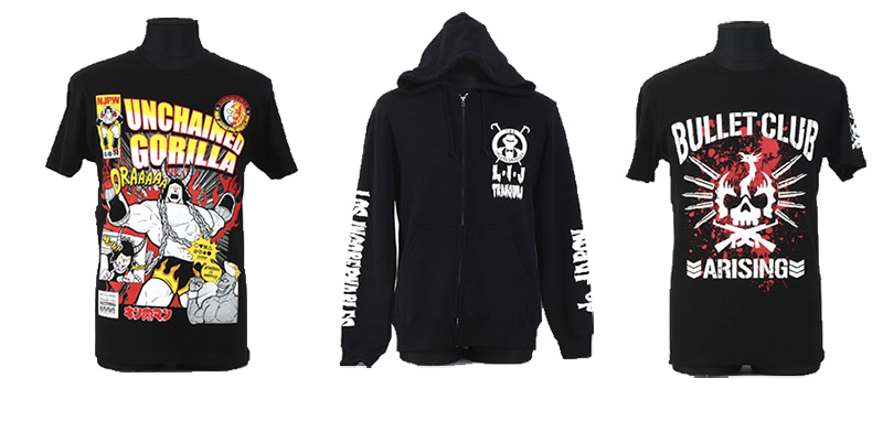 [予約開始]『新日本プロレスリング』キン肉マンコラボ SP Edition 真壁刀義×バッファローマンTシャツ、BULLET CLUB ARISING Tシャツ、L・I・J パーカーが登場！