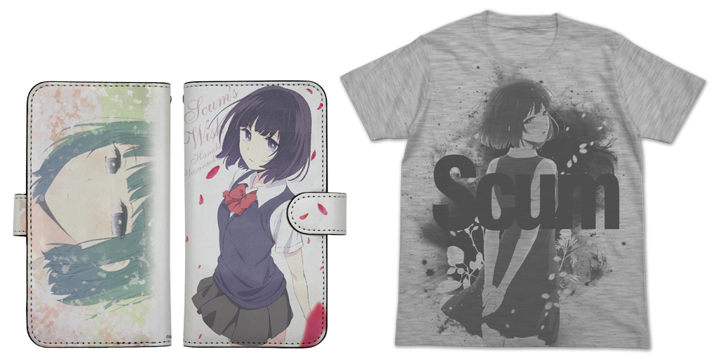 [予約開始]『クズの本懐』安楽岡花火オールプリントTシャツ＆手帳型スマホケースが登場！