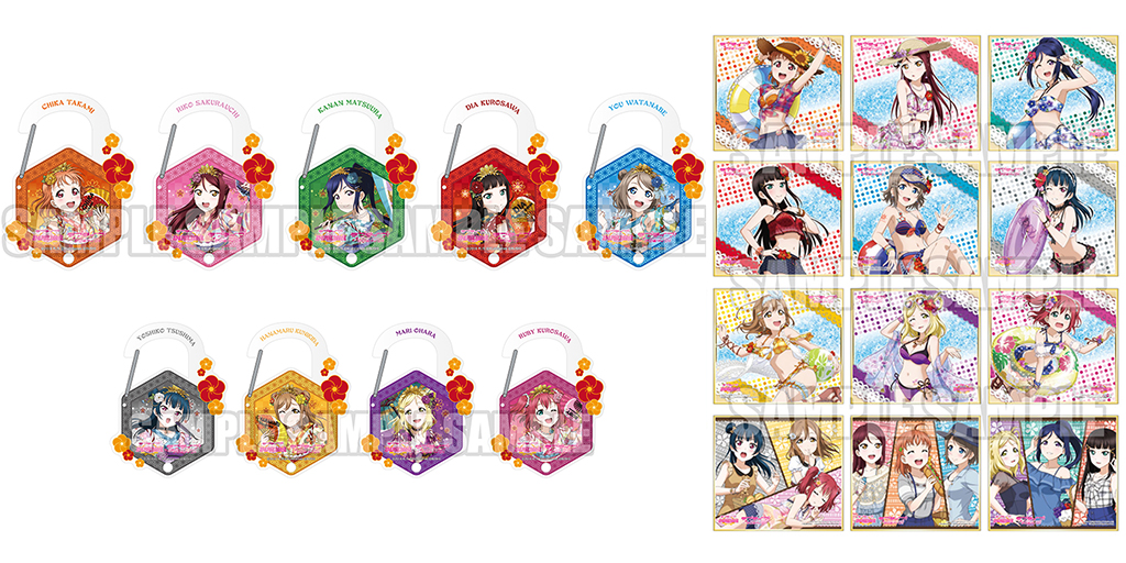 [予約開始]『ラブライブ！サンシャイン!!』アクリルカラビナ、トレーディングミニ色紙が登場！