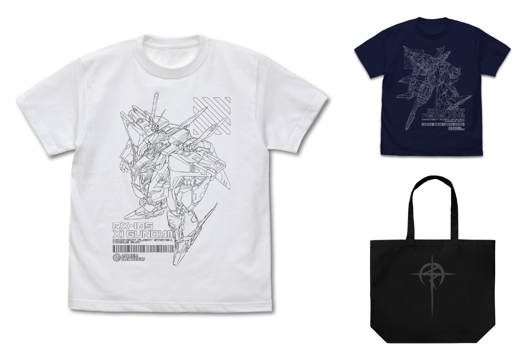 [予約開始]『機動戦士ガンダム 閃光のハサウェイ』「クスィーガンダム」「ペーネロペー」のTシャツ、「マフティー」のマークが刻まれた大容量のラージトートが登場！[コスパ]