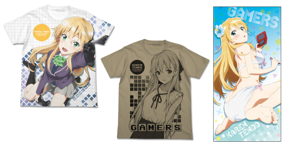 [予約開始]『ゲーマーズ！』120cmビッグタオル、Tシャツ2種が登場！[二次元コスパ]