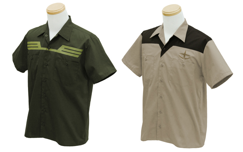 [予約開始]『機動戦士ガンダム』連邦軍の制服、ジオン軍の制服をイメージしたワークシャツが登場！[コスパ]