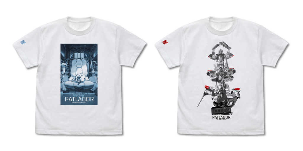 [予約開始]『機動警察パトレイバー NEW OVA』映像・音楽パッケージをデザインしたTシャツ2種が登場！身に着けるだけでなく、飾って楽しむこともできる商品です！[VIDESTA]