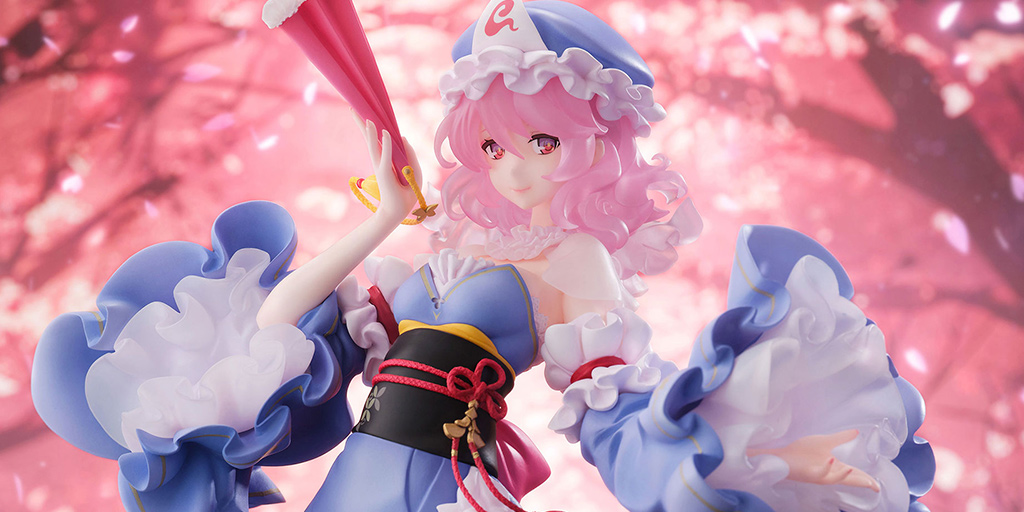 [予約開始]『東方Project』大人気イラストレーター・ideolo（イデオロ）氏のイラストをもとに「西行寺幽々子」がフィギュア化！[フリュー株式会社]