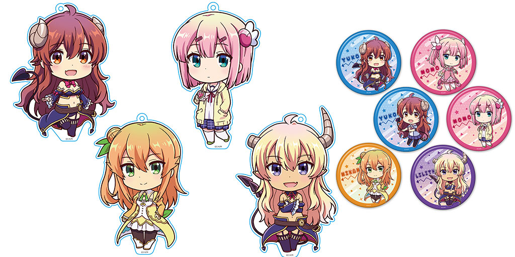 [予約開始]『まちカドまぞく』新規描き起こしデフォルメイラストを使用したぷにこれ！アクリルキーホルダーと缶バッジvol.2が登場です！[株式会社アズメーカー]