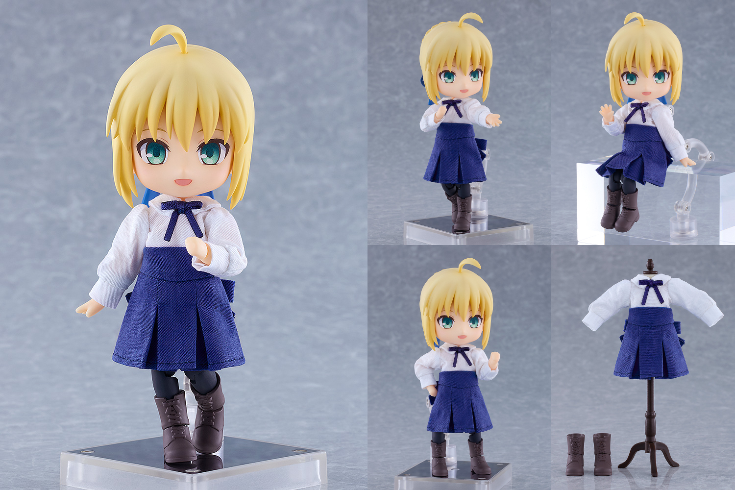 [予約開始]『Fate/stay night』「セイバー 私服Ver.」のねんどろいどどーる／おようふくセットが登場！[グッドスマイルカンパニー]