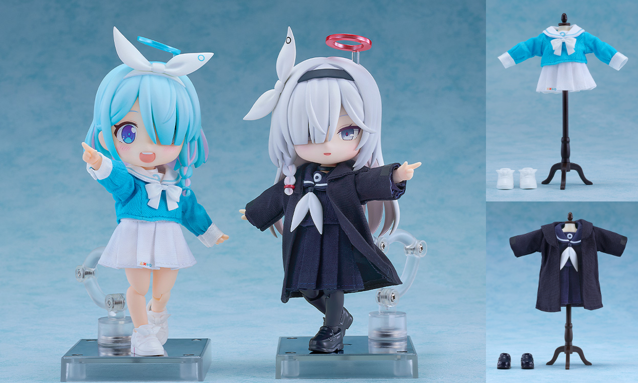 [予約開始]『ブルーアーカイブ -Blue Archive-』「アロナ」「プラナ」のねんどろいどどーる／おようふくセット が登場！[グッドスマイルカンパニー]