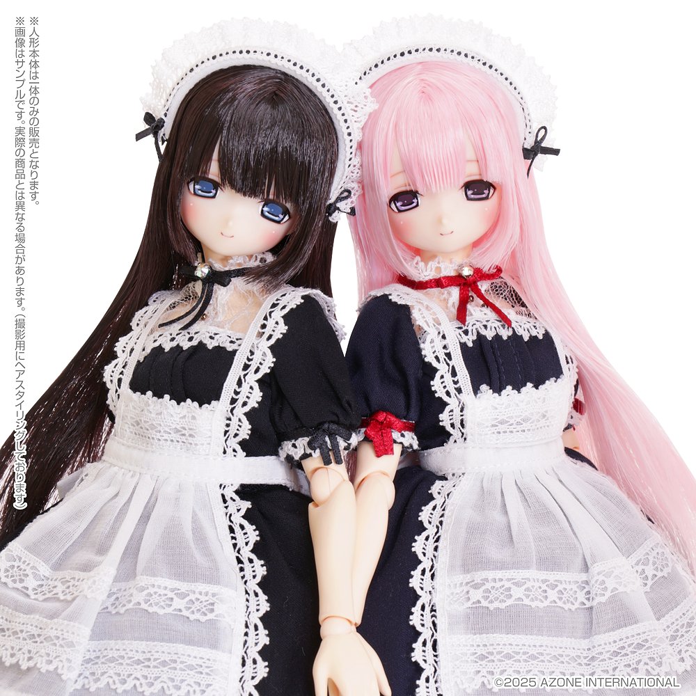 [予約開始]『えっくす☆きゅーと』「Loyal Maid」シリーズのクラシカルなエプロンドレスに身を包んだ「みあ」が、アニバーサリーモデルとしてQ’zボディで登場！[アゾン]