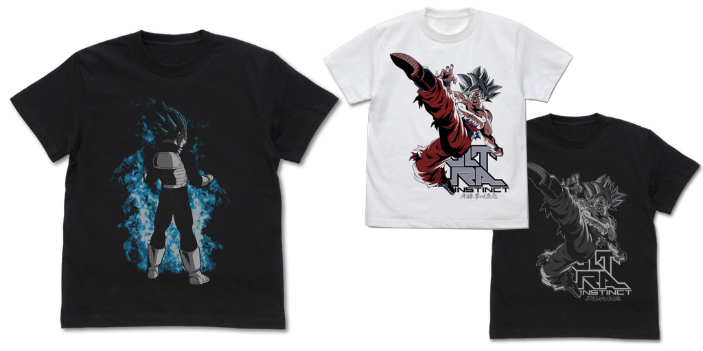 [予約開始]『ドラゴンボール超』公式描き下ろし！悟空の新たな領域『身勝手の極意』Tシャツ、超サイヤ人ブルーのベジータTシャツが登場！[コスパ]