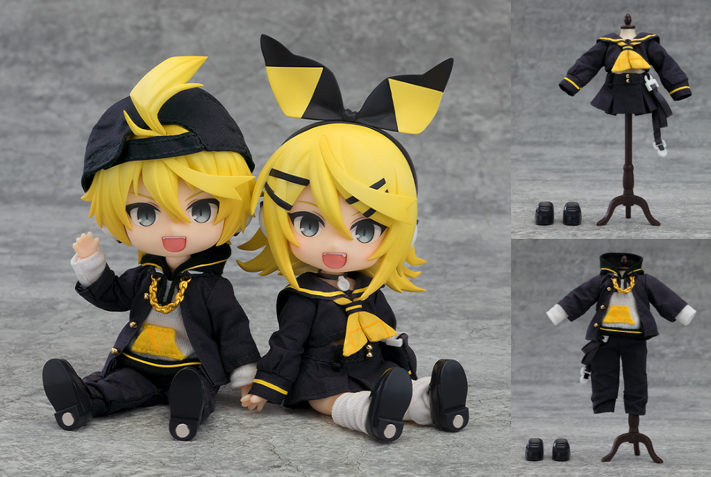 [予約開始]『鏡音リン・レン』楽曲『劣等上等』デザインの「鏡音リン」「鏡音レン」のねんどろいどどーる／おようふくセットが登場！[グッドスマイルカンパニー]
