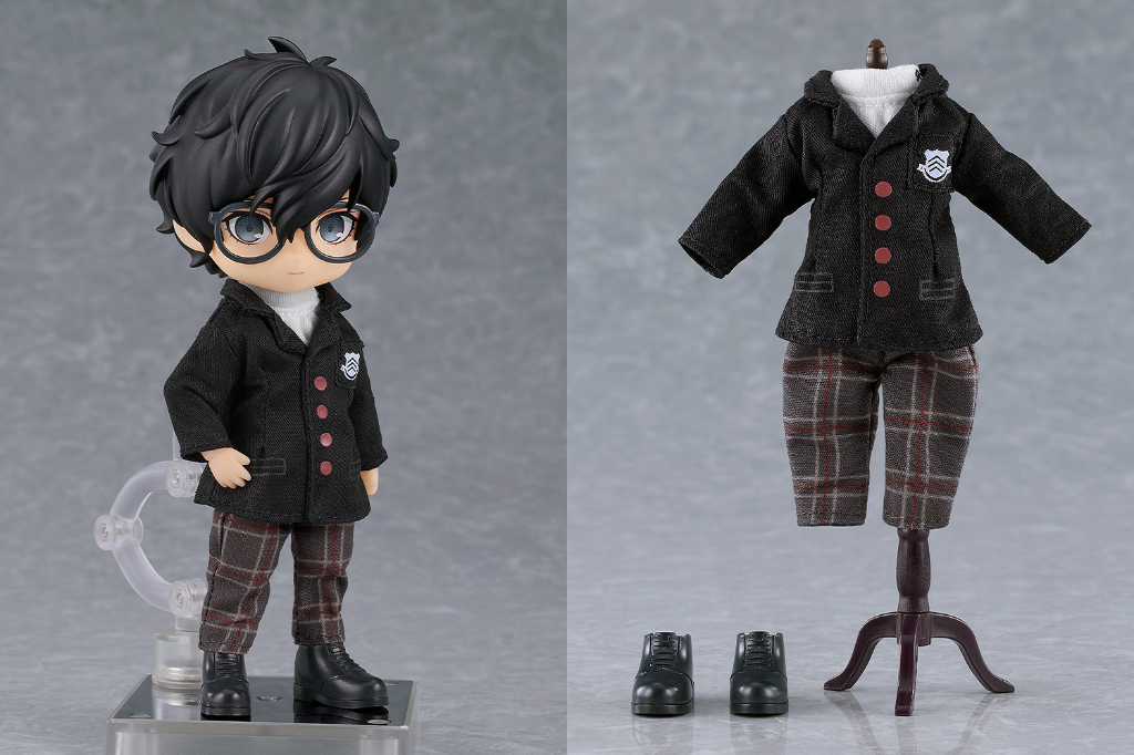 [予約開始]『ペルソナ5 ザ・ロイヤル』「P5R主人公 制服Ver.」のねんどろいどどーる／おようふくセットが登場！[グッドスマイルカンパニー]