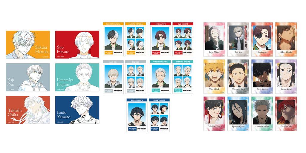 [予約開始]『WIND BREAKER』原画アクリルカード、証明写真風ブロマイドセット、チェキ風ブロマイドコレクションVol.4が登場！【受注期間】2025年11月10日（月）12：00 ～24日（月・振休）23：59  [株式会社CloverWorks]