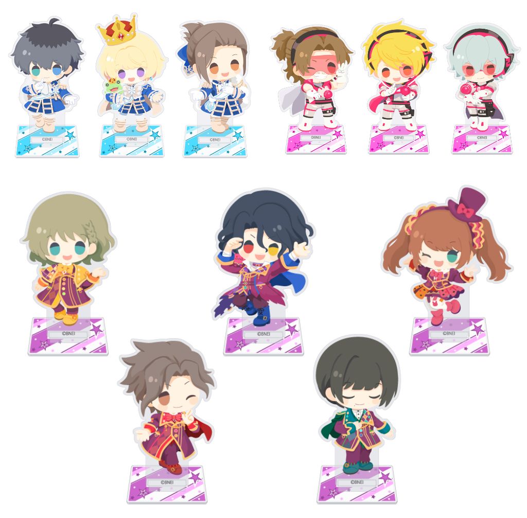 [予約開始]『アイドルマスター SideM』デフォルメされた「Beit」「Café Parade」「S.E.M」のアクリルスタンドセットが登場！[コスパ]