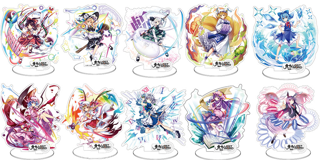 予約開始]『東方LostWord』東方LostWordのキャラクターが全高約15cmの 