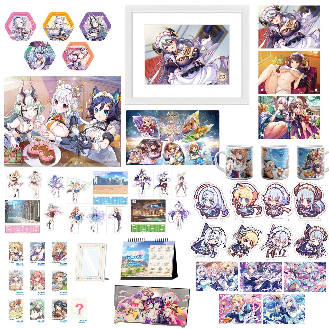[販売開始]『神姫PROJECT』『あやかしランブル！』『れじぇくろ！ ～レジェンド・クローバー～』『テクロノス』より様々なグッズが登場！[テクロス]