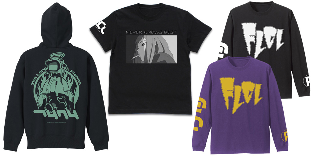 [予約開始]『フリクリ』Tシャツ、袖リブロングスリーブTシャツ、プルオーバーパーカーが登場！[コスパ]