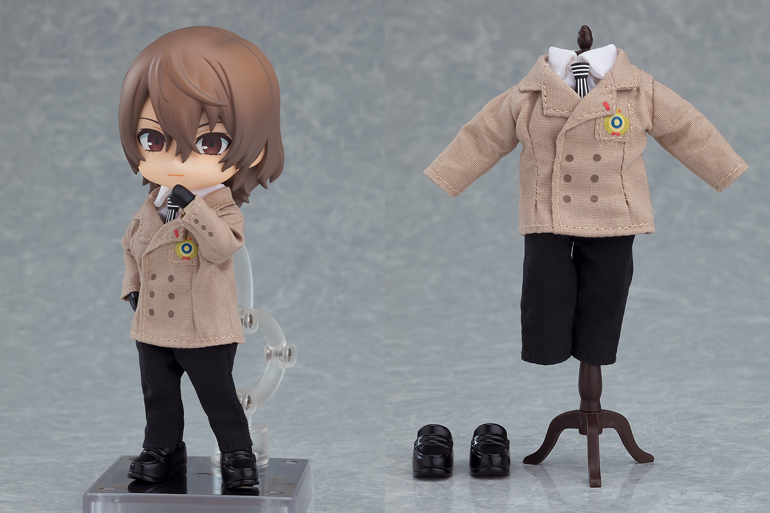 [予約開始]『ペルソナ5 ザ・ロイヤル』「明智吾郎 制服Ver.」のねんどろいどどーる／おようふくセットが登場！[グッドスマイルカンパニー]