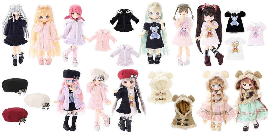 予約開始]『AZONE』1/12サイズドール用ミニコスチュームから