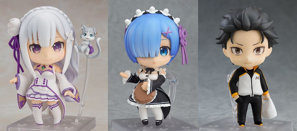 [予約開始]『Re:ゼロから始める異世界生活』「エミリア」「レム」「ナツキ・スバル」のねんどろいどが登場！[グッドスマイルカンパニー]