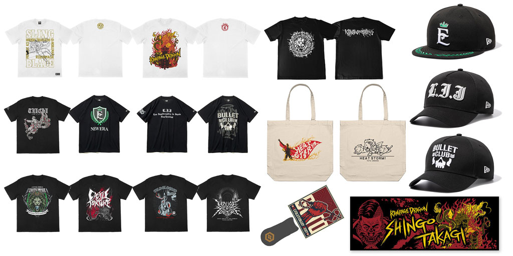 [販売開始]『新日本プロレスリング』Tシャツ、キャップ、スポーツタオル、アクリルペンライト、ラージトートバッグが登場！[新日本プロレス]