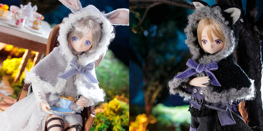 [予約開始]『えっくす☆きゅーと』えっくす☆きゅーとシリーズ「Alice’s TeaParty」からライリの弟『少年アリス/ノーア』と、その友達『チェシャ猫/カイル』がカラーリングを新たに再登場！[アゾン]