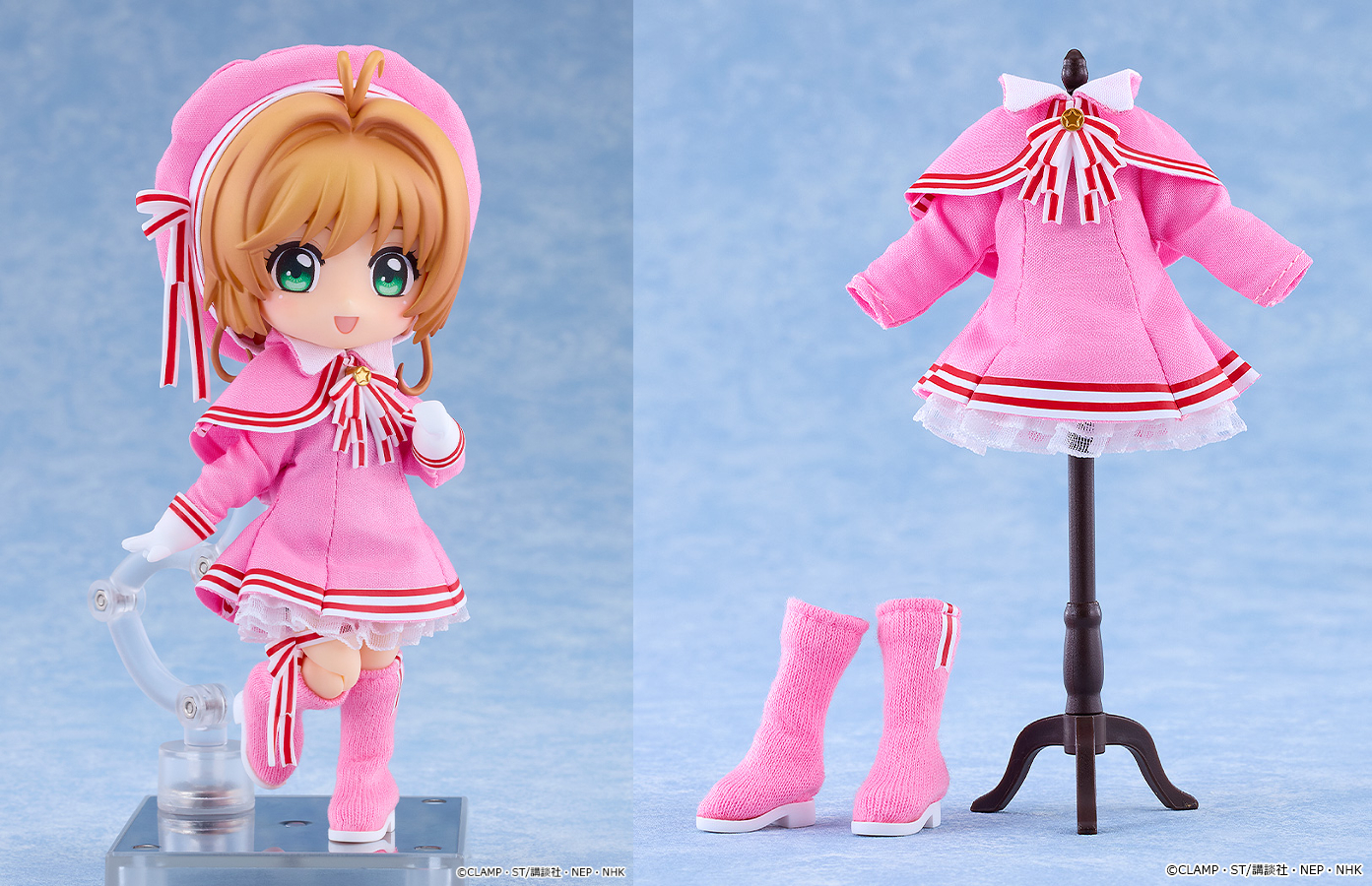 [予約開始]『カードキャプターさくら クリアカード編』コスチューム姿の「木之本桜」のねんどろいどどーる／おようふくセットが登場！[グッドスマイルカンパニー]