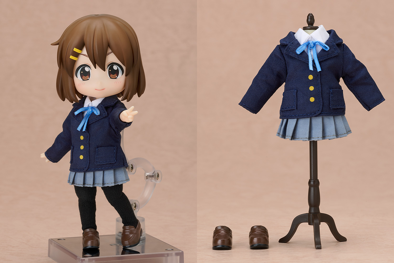 [予約開始]『けいおん！』制服姿の「平沢唯」のねんどろいどどーる／おようふくセットが登場！[グッドスマイルカンパニー]