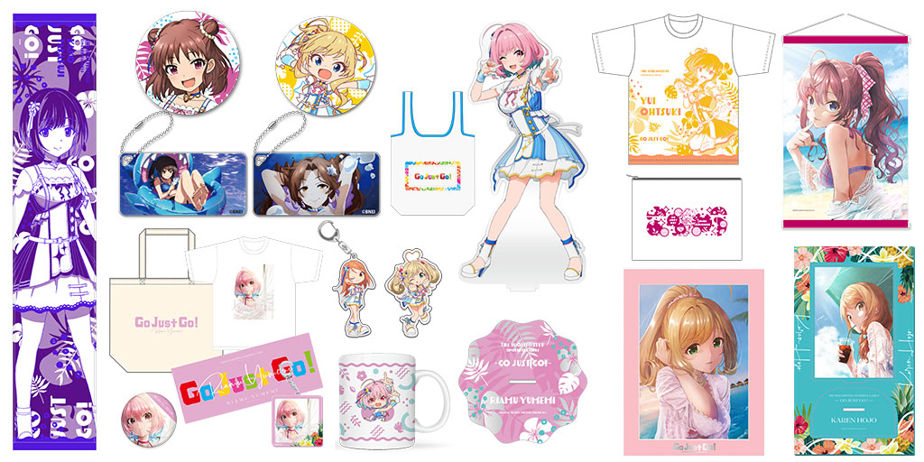 [予約開始]『アイドルマスター シンデレラガールズ』キーチェーン、アクリルフィギュア、Tシャツ、マフラータオル、マグカップ、ポーチ、エコバッグ、キャラファインマット、タペストリー、グッズセット、缶バッジなどが登場！[株式会社CloverWorks]