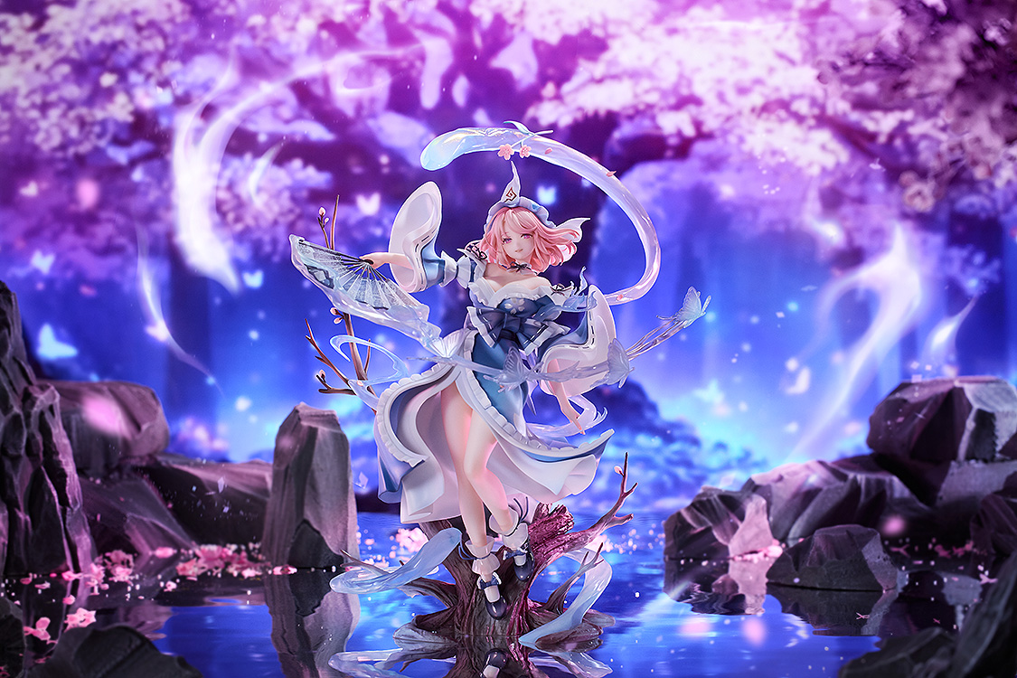 [予約開始]『東方Project』人気イラストレーターshihou氏が描く『東方Project』の人気キャラクター「西行寺幽々子」が、1/7スケールフィギュアとして登場！[グッドスマイルカンパニー]