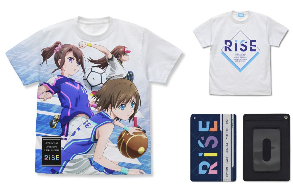 [予約開始]『Extreme Hearts』「RISE」のTシャツ フルグラフィックTシャツ、フルカラーパスケースが登場！[二次元コスパ]