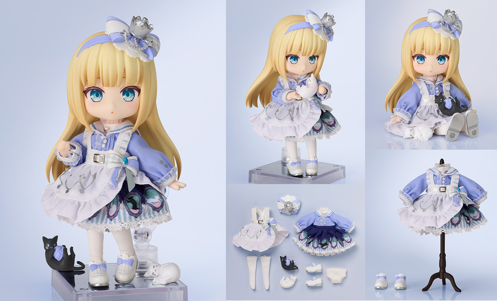 [予約開始]『ねんどろいどどーる』イラストレーター藤ちょこ氏原案の「鏡の国：アリス」のねんどろいどどーる／おようふくセットが登場！[グッドスマイルカンパニー]